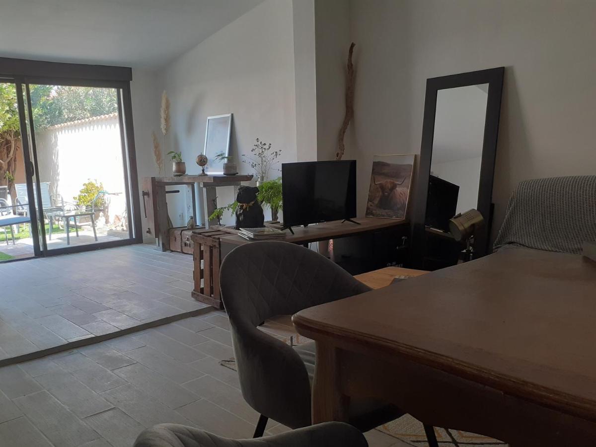 Loft Avec Clim, Parking Et Jardin Proche De La Mer Villa Sauvian Bagian luar foto
