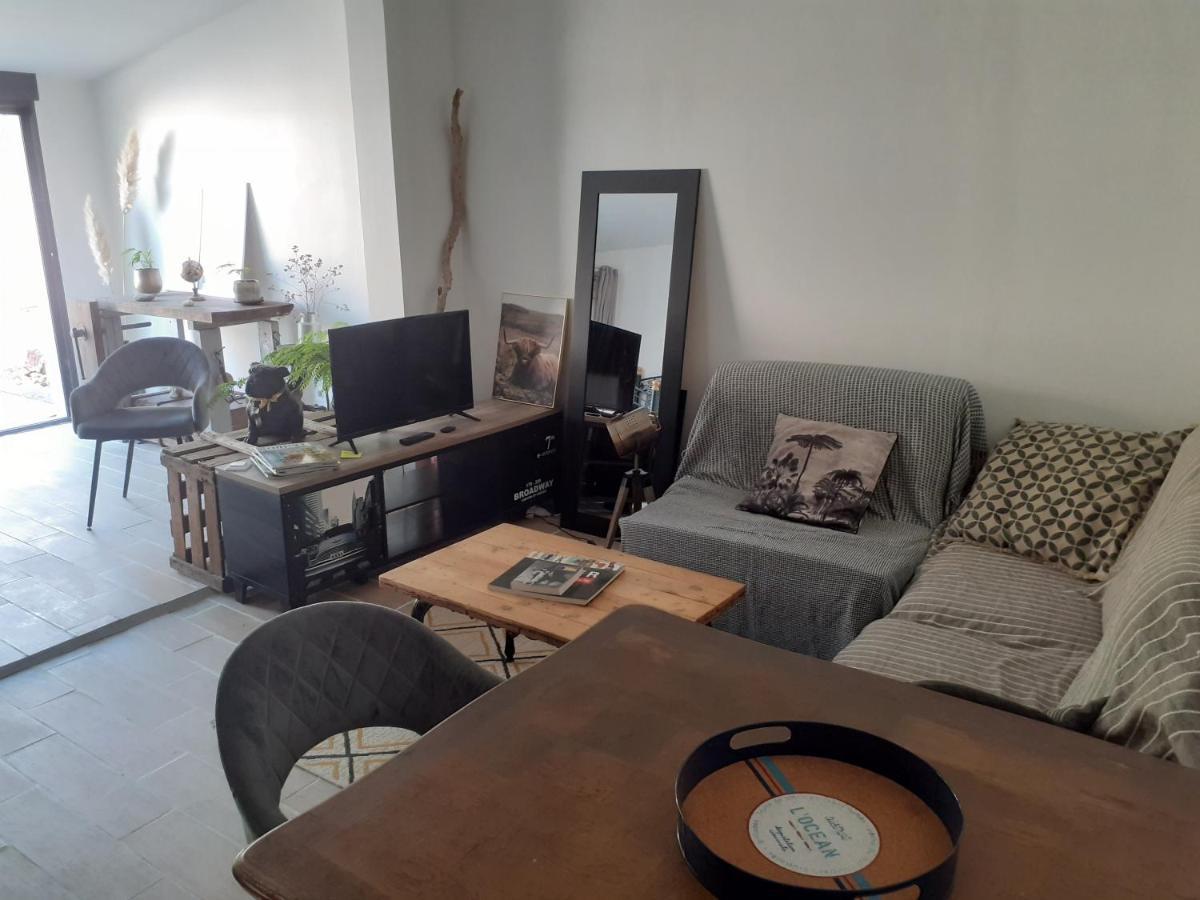 Loft Avec Clim, Parking Et Jardin Proche De La Mer Villa Sauvian Bagian luar foto