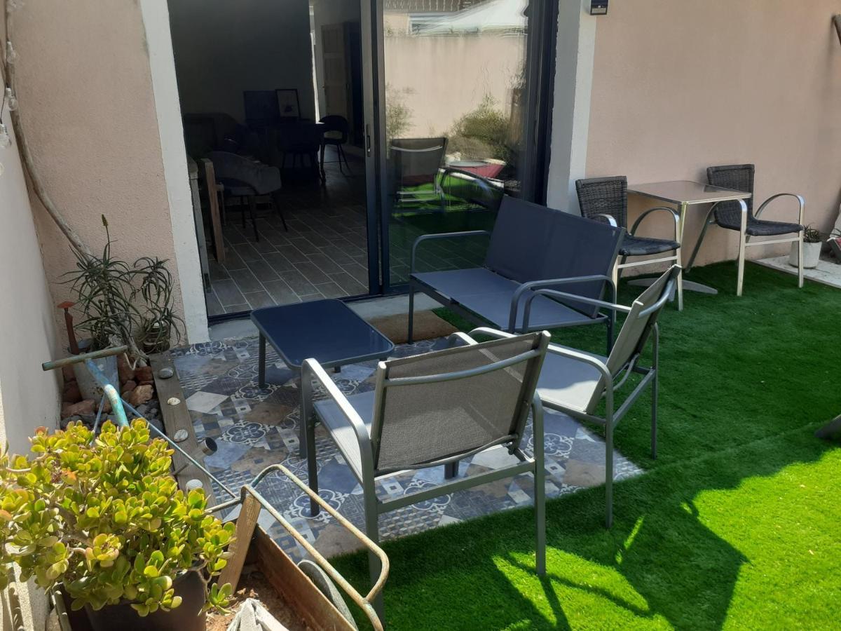 Loft Avec Clim, Parking Et Jardin Proche De La Mer Villa Sauvian Bagian luar foto